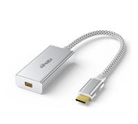 fairikabe Adaptador USB C a Mini DisplayPort 4K @60Hz, USB Type C (Thunderbolt 3) to Mini DP adaptador para iPhone 15, M1/M2 MacBook, MacBook Air/Pro 2016-2023, Galaxy S8-S23, Steam Deack and Rog Ally
