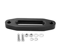 Fairlead, 6 Pulgadas de Aluminio Negro Fairlead para Cable de Cuerda de Cabrestante Sintético ATV Piezas de Chasis de Motor Automotriz Accesorios de Cabrestantes