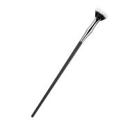 Fairnull Cepillo de pestañas diagonal en forma abanico, separador peine pestañas, cepillo curvo abanico para que no se manche y aglomere el varita efectos elevación naturales mejorar las 1 Uds neg