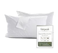 Fairpeak Fundas de Almohada 40x80 Pack de 2, Protectores de Almohadas con Cremallera, Calidad de Hotel de Lujo, Transpirable, Suave, Lavable a máquina