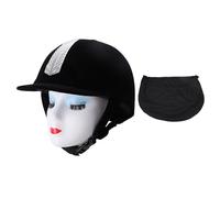 Fairsailrain Horse Riding Helmet Adjustable Equestrian Helmet for Adults Breathable Stainless Steel Riding Cap with Shock Absorption for Men Women