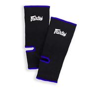 Fairtex AS1 - Protector de Tobillo para Muay Thai Kickboxing y MMA (Negro/Azul)