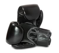 Fairtex BGV1 - Guantes de boxeo transpirables (piel, 14 onzas), color negro