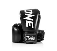 Fairtex BGV1 One Muay Thai Boxe Sparring Guanti (Negro, 14 oz)