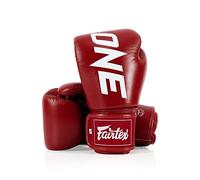 Fairtex BGV1 One Muay Thai Boxe Sparring Guanti (Rojo, 14 oz)