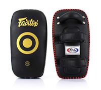 Fairtex Cojín Muay Thai MMA Curvi para Puñetazos, Bloqueo, Patadas | Guantes Ligeros y Amortiguadores | Relleno Adicional para Sparring en Kickboxing y Defensa Personal (Estándar/Negro)