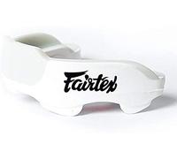 Fairtex MG3 Gel Mouth Guard Protection Muay Thai Kick Boxing MMA CE Approved (White)