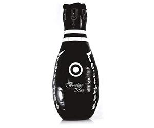 Fairtex UNFILLED HB10 - Bowling Bag Black Heavy Punching Bag for Muay Thai Kick Boxing MMA K1 by Fairtex