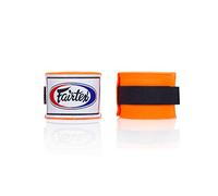 Fairtex Vendas de Boxeo HW2: ¡Confort y Estilo para Todo Luchador. Protege Muñecas y Nudillos con Elegancia, Disponibles en Varias Longitudes y Colores.-(180/Naranja)