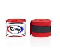 Fairtex Vendas de Boxeo HW2: ¡Confort y Estilo para Todo Luchador. Protege Muñecas y Nudillos con Elegancia, Disponibles en Varias Longitudes y Colores.-(180/Rojo)