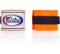 Fairtex Vendas de Boxeo HW2: ¡Confort y Estilo para Todo Luchador. Protege Muñecas y Nudillos con Elegancia, Disponibles en Varias Longitudes y Colores.-(180/Naranja)
