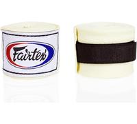 Fairtex Vendas de Boxeo HW2: ¡Confort y Estilo para Todo Luchador. Protege Muñecas y Nudillos con Elegancia, Disponibles en Varias Longitudes y Colores.-(180/Blanco)