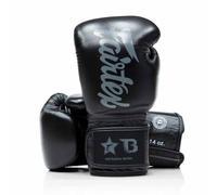 Fairtex x Booster BG V2 - Guantes de boxeo (piel, 12 oz), color negro