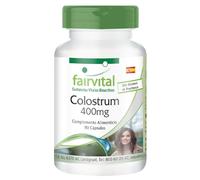 fairvital Calostro 400mg, 90 cápsulas, fáciles de tragar, sin EEB, 30% de inmunoglobulinas