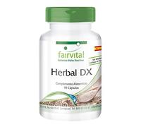 fairvital Cáscara de psyllium, extracto de raíz de diente de león y más, 90 cápsulas, con clorela