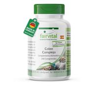 fairvital, Complejo de cobre, 240 comprimidos, 2 mg de cobre por comprimido, fáciles de tragar, de calidad contrastada y alta dosis, 100% vegano, fabricado en Alemania