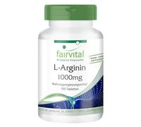 fairvital Comprimidos de L-arginina 1000mg, 100 comprimidos, ALTA DOSIS, L-arginina HCL