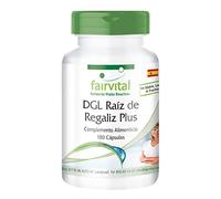 fairvital DGL Plus, 180 cápsulas, ALTA DOSIS, VEGANO, con regaliz, malvavisco, olmo y aloe vera