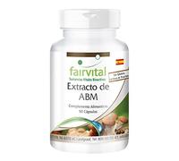 fairvital Extracto de Agaricus 500mg, 90 cápsulas, fáciles de tragar, cápsulas ABM (Agaricus Blazei Murill), ALTA DOSIS, 45% de polisacáridos, VEGANO, estandarizado al 45% de polisacáridos
