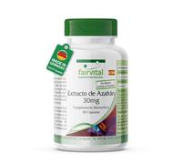 fairvital Extracto de azafrán 30mg, 90 cápsulas, fáciles de tragar, con ácido pantoténico, vitamina B6 y vitamina B12, envase grande para 3 meses, vegano