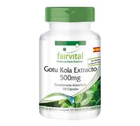 Fairvital | Extracto de Gotu Kola 500mg - Centella asiatica - Dosis elevada - VEGANO - 120 Cápsulas