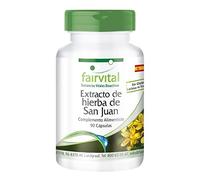 Fairvital | Extracto de Hipérico 500mg - Hierba de San Juan (Hypericum perforatum) - VEGANO - Dosis elevada - 0,3% de hipericina - 90 Cápsulas - Calidad Alemana