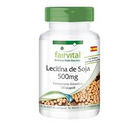 Fairvital | Lecitina de Soja 500mg - VEGANA - Dosis elevada - 120 Cápsulas - Calidad Alemana