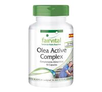 fairvital Olea Active Complex, 90 cápsulas, VEGANO, combinación de vitaminas del grupo B, ácido fólico, hoja de olivo, schisandra, granada y OPC