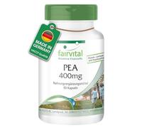 Fairvital | PEA 400 mg - 90 Cápsulas - Palmitoiletanolamida - Para 3 meses - Calidad probada y dosificado con seguridad - 100% vegano - Made in Germany