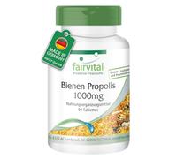 Fairvital | Propóleo 1000mg - Propolis - Dosis alta - 3% de galangina - 90 Comprimidos - Calidad Alemana