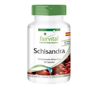 Fairvital | Schisandra 500mg - Schisandra chinensis - Suplemento VEGANO - 90 Cápsulas - Calidad Alemana