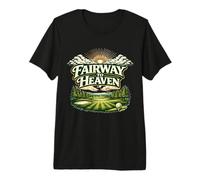 Fairway To Heaven Golf - Vintage Retro para Golfistas Hombre Cueva Camiseta Premium