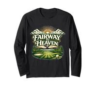 Fairway To Heaven Golf - Vintage Retro para Golfistas Hombre Cueva Manga Larga