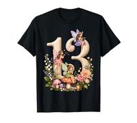 Fairy 13 Years Old Birthday Girl 13th Birthday Fairy Theme Camiseta