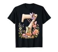 Fairy 7 Years Old Birthday Girl 7th Birthday Fairy Theme Camiseta