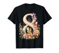 Fairy 8 Years Old Birthday Girl 8th Birthday Fairy Theme Camiseta