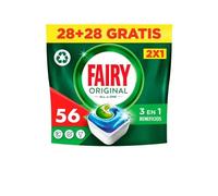 Fairy Original Todo En Uno Cápsulas De Lavavajillas Normal, 56 Cápsulas