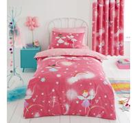 Fairy Amigos Individual Tapa y Funda de Almohada Nórdicas 2-in-1 Diseño Niños