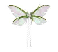 Fairy Butterfly Wings - Adult Green Leaf Daisy Costume Accessory