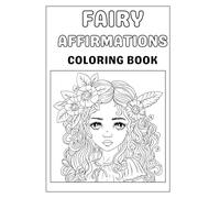 Fairy Coloring Pages, Fantasy Coloring Book, affirmation coloring book, digital coloring book, coloring pages, PDF coloring pages, kids colorig book