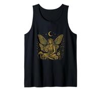 Fairy Core Luna Polilla Goth Butterfly Moon Fairycore Ropa Camiseta sin Mangas