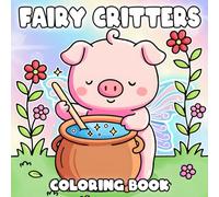 Fairy Critters Coloring Book: Cute and Cozy Coloring Pages with Adorable Animals and Dreamy Fairytale Scenes for Kids and Adults to Relax and Enjoy