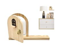 Fairy Door Cover - Wooden Socket Guard for Nursery | Wall Plug Protective Plate with Cute Design, Parents Homeowners Kids Bedroom Playroom Classroom Kitchen Daycare Center Home Office Accessory