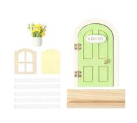 Fairy Door for Wall - Bonita decoración de madera para niños | Playroom, Bedroom, Nursery, Patio, Balcony, Classroom, Princess Room for Boys, Girls, and Children's Imaginative Play