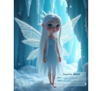 Fairy Dreams Composition Notebook - Blue Crystal Edition: A Magical College Ruled Journal with Ice-Blue Fairy Artwork