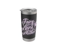 Fairy Fairy Nerd Madre Vaso térmico de acero inoxidable de doble pared