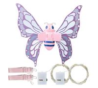 Fairy Flyer Fairy Flying Toys - Glowing Angel Style Wings, Bright Flashing Lights Lightweight Structure, Adjustable Harness Wearable Cosplay Decoration | Ideal for Woman Festival Celebration Stage Per