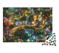 Fairy Forest Fantasy Colourful Lush Garden Path 1000 Pcs Jigsaws for Adults The Impossible Challenge Brain Development 52x38cm/1000pcs
