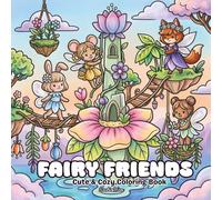 Fairy Friends Coloring Book: Cute Garden Fairy Adventures: A Cozy and Magical Coloring Book Featuring Bunny, Mouse, Fox, and Bear Fairies in ... Designs for Relaxation, Creativity, and Fun