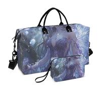 Fairy Game Anime Girl - Bolsa de viaje para llevar durante la noche y equipaje, bolsa deportiva para gimnasio con correa ajustable para viajes en avión, bolsas multifuncionales para viajar en avión de